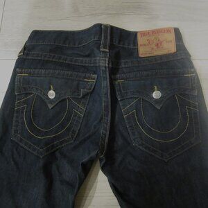 Vintage True Religion Embroidered Dark Jeans